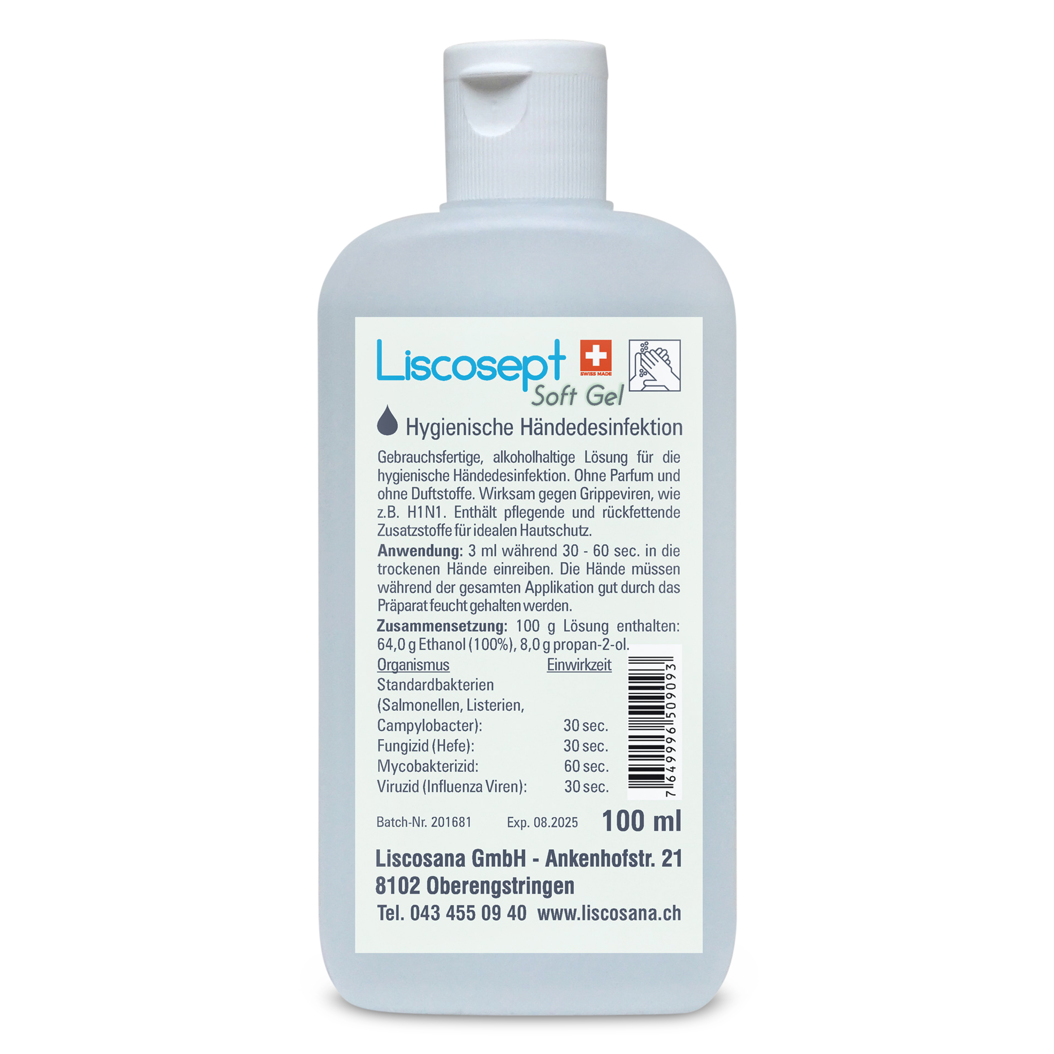 Liscosept Soft Gel 100 ml mit Klappverschluss