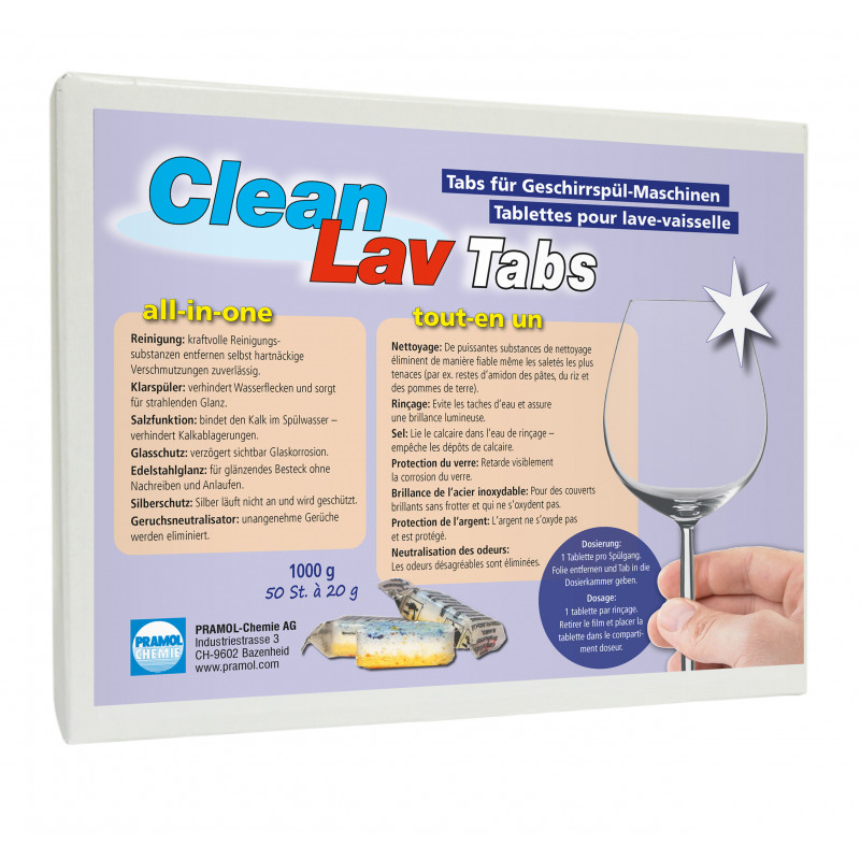 CleanLav Tabs Box &amp;#224; 50 x 21.5 g