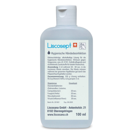 LISCOSEPT d&#233;sinfectant mains clapet fermet 100 ml